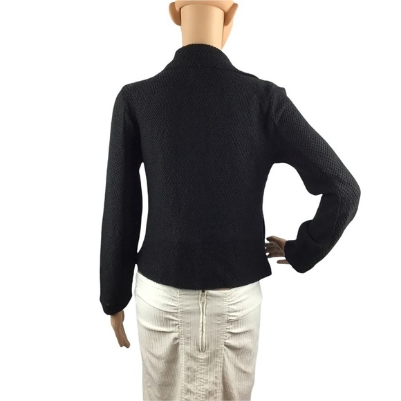 14th & Union Moto Jacket Size SP Black Knit - Picture 5 of 7